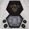 Customized Whiskey Decanter Set with Wooden Gift Box - JOLLY Name