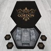 Customized Whiskey Decanter Set with Wooden Gift Box - GORDON Name