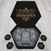 Customized Whiskey Decanter Set with Wooden Gift Box - DONOHUE Name