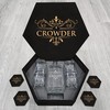 Customized Whiskey Decanter Set with Wooden Gift Box - CROWDER Name