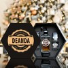 Whiskey Decanter Personalized Groomsmen Whiskey glasses and Decanter Gift Set - DEANDA Name