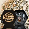 Whiskey Decanter Personalized Groomsmen Whiskey glasses and Decanter Gift Set - CINNAMON Name