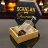 Personalized Groomsmen Whiskey Glasses and Decanter Gift Set - SCANLAN Name