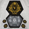 Personalized Wedding Elegance Decanters With Box And Whiskey Glass Set - VANG Name