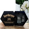 Customized Decanter Set with Wood Box Birthday Gifts For Men, Dad, Boyfriend - COX Name
