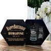 Customized Decanter Set with Wood Box Birthday Gifts For Men, Dad, Boyfriend - BURGOYNE Name