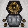Personalized Wedding Elegance Decanters With Box And Whiskey Glass Set - ALLARD Name
