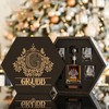 GRUBB Whisky Decanter set (Wooden box + Decanter + 4 Glasses + 4 Coasters)