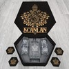 SCANLAN Name - Personalized Whiskey Decanter and Glasses Gift Set for Groomsman, Boyfriend, Dad