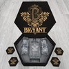 BRYANT Name - Personalized Whiskey Decanter and Glasses Gift Set for Groomsman, Boyfriend, Dad