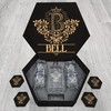 BELL Name - Personalized Whiskey Decanter and Glasses Gift Set for Groomsman, Boyfriend, Dad