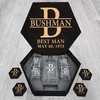 BUSHMAN Name - Personalized Whiskey Glasses And Decanter Set - Best Man Gift, Groomsman Gift, Wedding Gift, Boy Friend Gift Idea