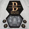 BELL Name - Personalized Whiskey Glasses And Decanter Set - Best Man Gift, Groomsman Gift, Wedding Gift, Boy Friend Gift Idea