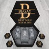 BEGAY Name - Personalized Whiskey Glasses And Decanter Set - Best Man Gift, Groomsman Gift, Wedding Gift, Boy Friend Gift Idea