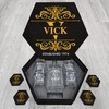 Custom Established Whiskey Glasses And Decanter Set with Wood Box Birthday Gifts For Men, Dad, Boyfriend - VICK Name