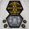 Custom Established Whiskey Glasses And Decanter Set with Wood Box Birthday Gifts For Men, Dad, Boyfriend - ROCHESTER Name