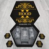 Custom Established Whiskey Glasses And Decanter Set with Wood Box Birthday Gifts For Men, Dad, Boyfriend - HOOD Name