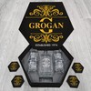Custom Established Whiskey Glasses And Decanter Set with Wood Box Birthday Gifts For Men, Dad, Boyfriend - GROGAN Name