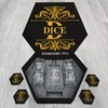 Custom Established Whiskey Glasses And Decanter Set with Wood Box Birthday Gifts For Men, Dad, Boyfriend - DICE Name