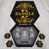 Custom Established Whiskey Glasses And Decanter Set with Wood Box Birthday Gifts For Men, Dad, Boyfriend - DANIELE Name