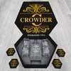 Custom Established Whiskey Glasses And Decanter Set with Wood Box Birthday Gifts For Men, Dad, Boyfriend - CROWDER Name