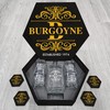 Custom Established Whiskey Glasses And Decanter Set with Wood Box Birthday Gifts For Men, Dad, Boyfriend - BURGOYNE Name