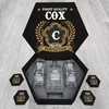 COX Finest Quality Aged to Perfection - Personalized Whiskey Decanter and Glasses with Wooden Box