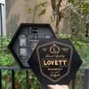 Personalized Whiskey Glasses And Decanter with Wooden Box - LOVETT Fines Quality, Aged to Perfection
