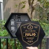 Personalized Whiskey Glasses And Decanter with Wooden Box - JULIO Fines Quality, Aged to Perfection