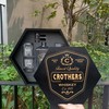 Personalized Whiskey Glasses And Decanter with Wooden Box - CROTHERS Fines Quality, Aged to Perfection