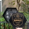 Personalized Whiskey Glasses And Decanter with Wooden Box - BURNLEY Fines Quality, Aged to Perfection