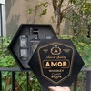 Personalized Whiskey Glasses And Decanter with Wooden Box - AMOR Fines Quality, Aged to Perfection