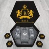 Custom Whiskey Glasses And Decanter With Wooden Box Gifts For Husband, Boyfriend, Dad - BALL Name