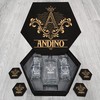 ANDINO Name - Personalized Whiskey Decanter and Glasses Gift Set for Groomsman, Boyfriend, Dad