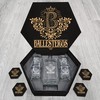 BALLESTEROS Name - Personalized Whiskey Decanter and Glasses Gift Set for Groomsman, Boyfriend, Dad