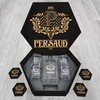 PERSAUD Name - Personalized Whiskey Decanter and Glasses Gift Set for Groomsman, Boyfriend, Dad