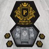 Personalized Wedding Elegance Decanters With Box And Whiskey Glass Set - PERSAUD Name