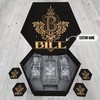 BILL Name - Personalized Whiskey Decanter Set And Glasses with Wooden Gift Box