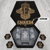 ESQUEDA Name - Personalized Whiskey Decanter Set And Glasses with Wooden Gift Box