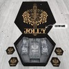 JOLLY Name - Personalized Whiskey Decanter Set And Glasses with Wooden Gift Box
