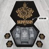 SRINIVASAN Name - Personalized Whiskey Decanter Set And Glasses with Wooden Gift Box